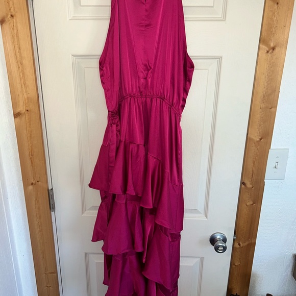 Petal & Pup Seychelle Dress Orchid - High Neck & Tiered Ruffle Skirt - Picture 2 of 5